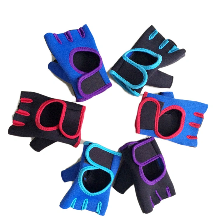 Half-Finger Cycling Non-Slip Breathable Weightlifting Multicolor Fitness Sports Gloves