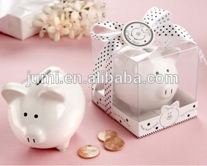 mini ceramic piggy bank baby shower small gift items