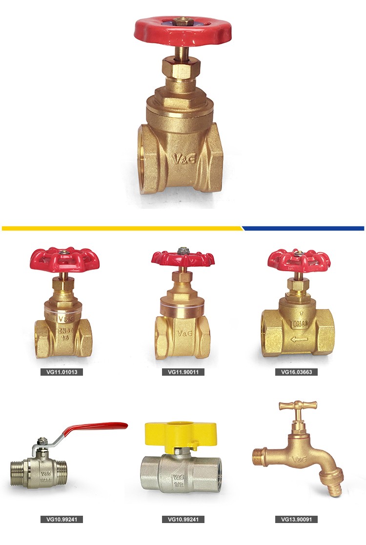 wheel handle flange 2" inch pn16 cw617n gate brass valve