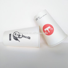 16oz hot or cold berverage use single paper cups with customer's logo