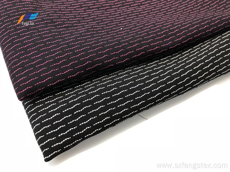 Polyester Marvijet Rayon Black Formal Nida Twill Fabric