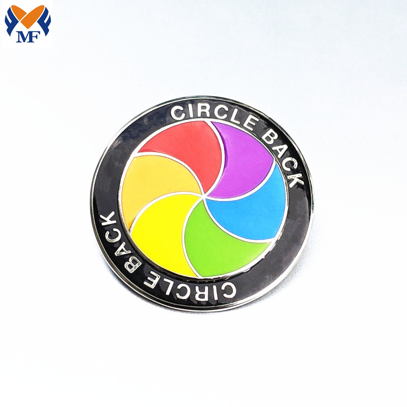 Metal Craft Customized Design Spinning Enamel Pin