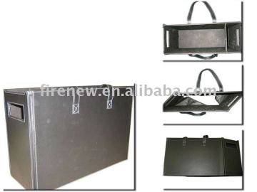 Leather foldable storage basket