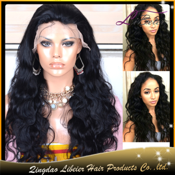 Human Hair Full Lace Wig With Baby Hair, baby curl human hair