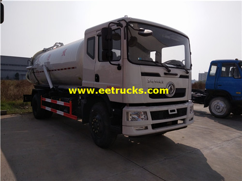 11000L 180hp Malori ya Tanker Suction