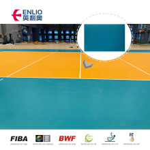 Les tapis de plancher de volleyball sont utilisés en plein air