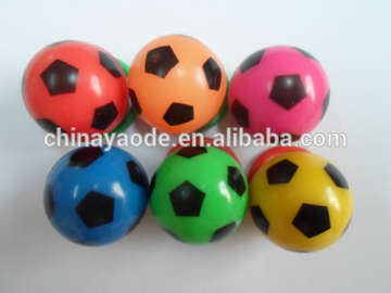 Color soccer rubber bouncing ball