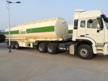 3 Compartments 42000L Carbon Fuel Tank Semi Trailer