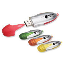 Plastic USB Flash Drive with Novel Design