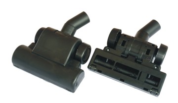 four smooth-running rollers plastic brush