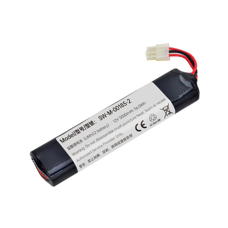 12V 3000MAH Limno2 بطارية مزيل الرجفان لـ Welch Allym 00185-2 AED 10 بطاريات الآلات الطبية للمعدات