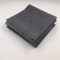 kantenloses Mikrofaserhandtuch 16 * 16 &quot;schwarzes microfiber Autotuch