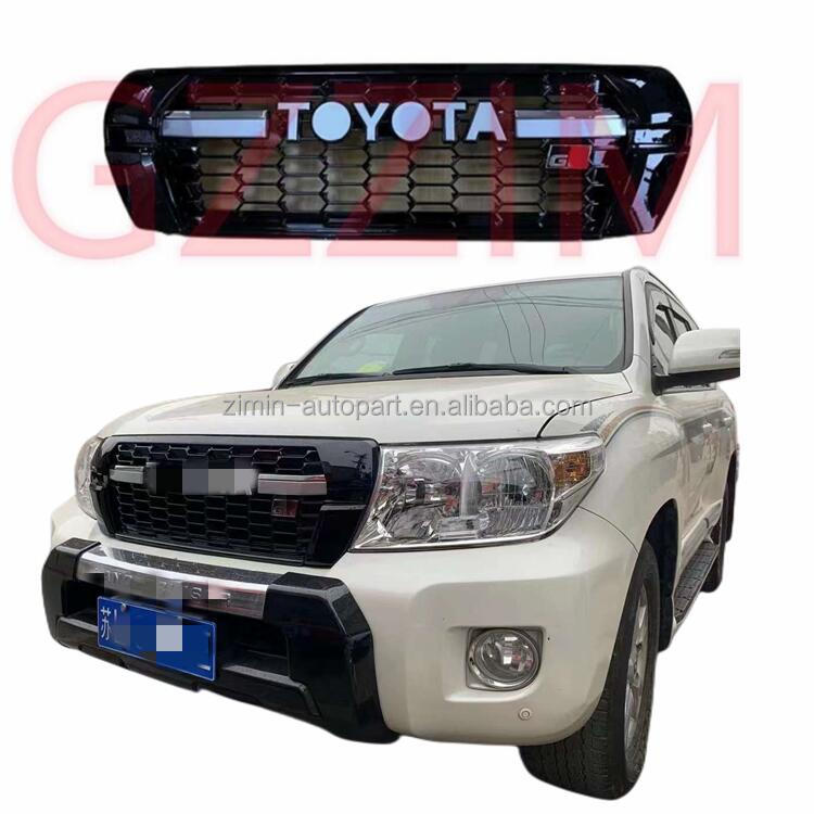 ABS plastic modified front bumper grille for LC200 Land Cruiser 2012-2015