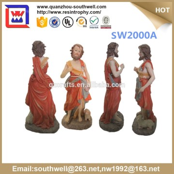 religious and hot selling resin religious figurines and resin catholic religious statues