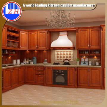 Luxury Oak solid wood kitchen funiture modern design
