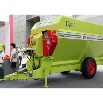 Two auger feeding mixer