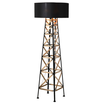 LEDER Wooden Standard Floor Lamp