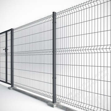 2430mm 3D Wire Mesh Fence Panel