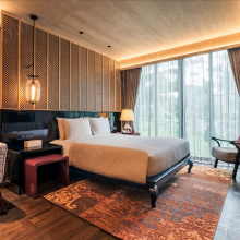 Modern Wood Veneer Hotel Furniture Project