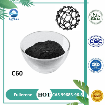 Afficher la pureté élevée à 99,9% C60 Fullerène C60 poudre
