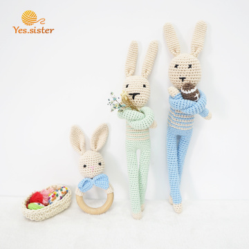 Bébé cadeaux Pâques lapin poupée au crochet jouet