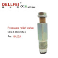 Fuel rail pressure limiter valve 8-98032549-0 For ISUZU