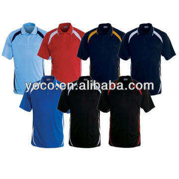 Men UV protective polo shirts multicolor