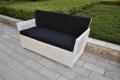 4szt. Aluminiowa podstawa rattanowa z PE rattanowa stylowa sofa