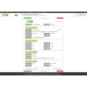 Datos de aduanas de importación de India Glue