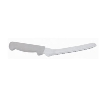 8 Inch Stainless Steel Bread Knife - Curved Slicer Knife