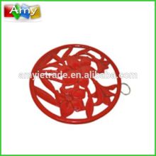 Red Cast Iron Enamel Trivet