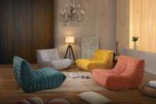 Plush Quilted Compressible Sofa Chair