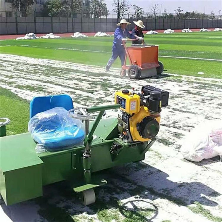 Made in china gasoline lawn carding machine artificial grass line carding equipment