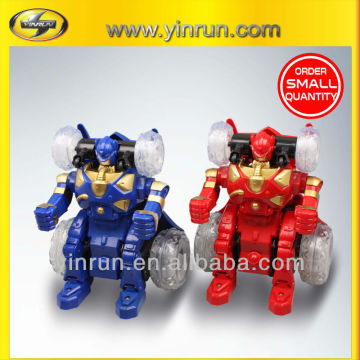 Trans-robot Car toy with music and light remote control robot car