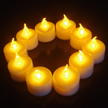 Wedding party yellow light LED tealight candle