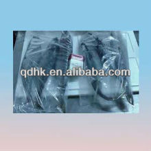 Clear plastic frozen seafood packaging bag