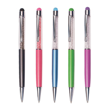 Stylus pen with crystal