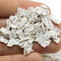 Polymer Hot Clay 5mm Slice Halloween White Ghost Sprinkles for Crafts Making Nail Arts Cartoon Scrapbook Phone Διακοσμήσεις