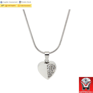 simple design stainless steel pendant necklaces for young girls