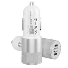 Chargers Batteries and Power Supplies 60W Aluminum QC3.0 PD PPS Fast USB C Car Charger