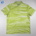 Custom Yellow Tennis Polo Work Men Shirts