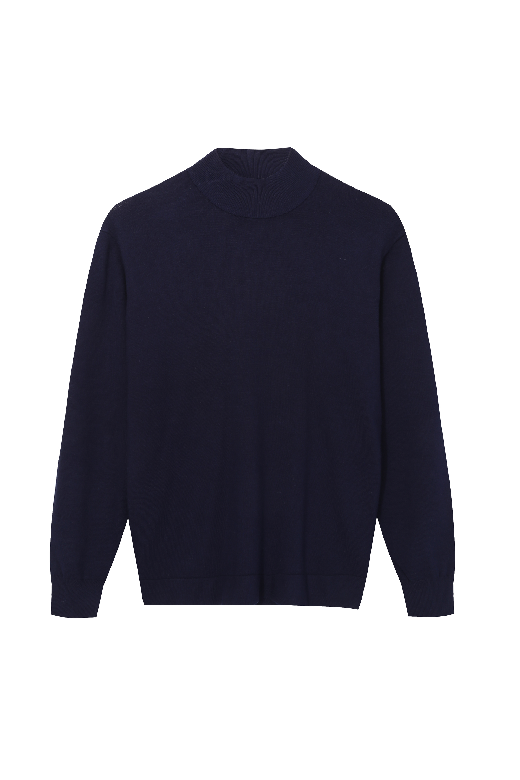 Men's Knitted Mock neck Pullover