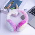 TRENDY MINTICE UNICORN KIDS Beau casque d&#39;hiver en fourrure en peluche