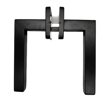 Door Handle Manufacturer Square Cover Handle  Stainless Steel Black Matte Door Handle
