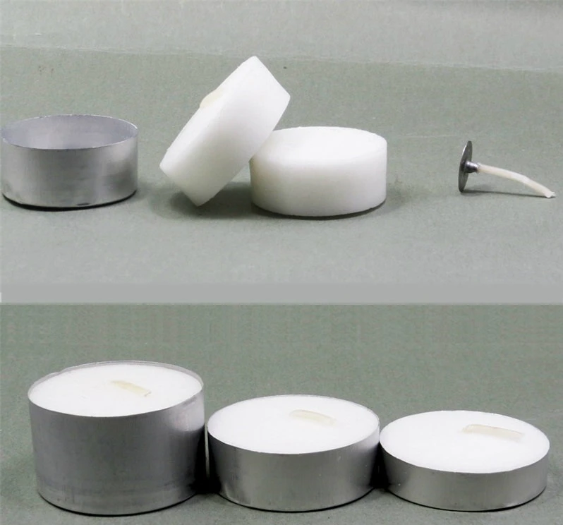 100 Tea Lights Set - White - Unscented Candles