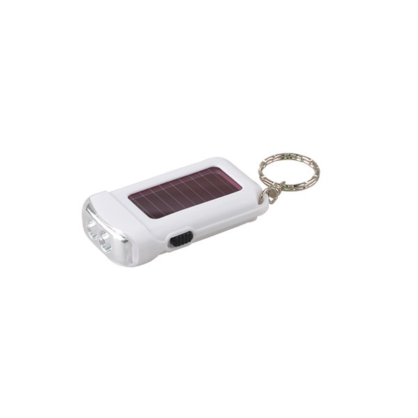 Mini PVC Πλαστικό εξατομικευμένο ηλιακό φακό Keychain LED