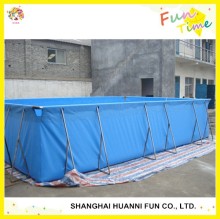 Frame swimming pool for backyard,easy set metal frame swimming pool, outdoor metal swimming pool