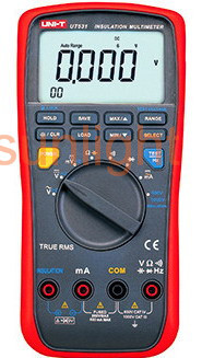 Handheld Insulation Resistance Multimeter, True RMS, Datalogger, UT531