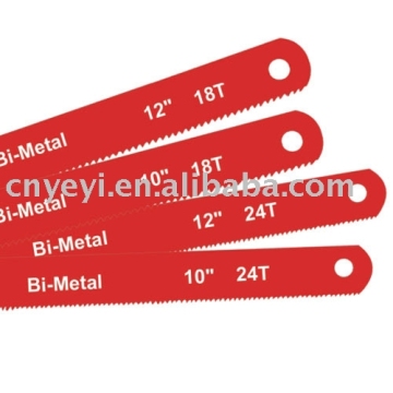 Bi-metal hand hacksaw blades