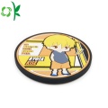 Aangepaste tabel Cartoon figuur Silicone koffiekopje Coasters